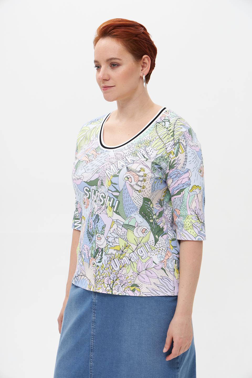 Футболка Marc Cain Sushi принт