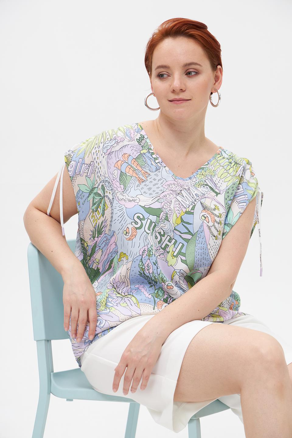 Блузка Marc Cain Sushi принт