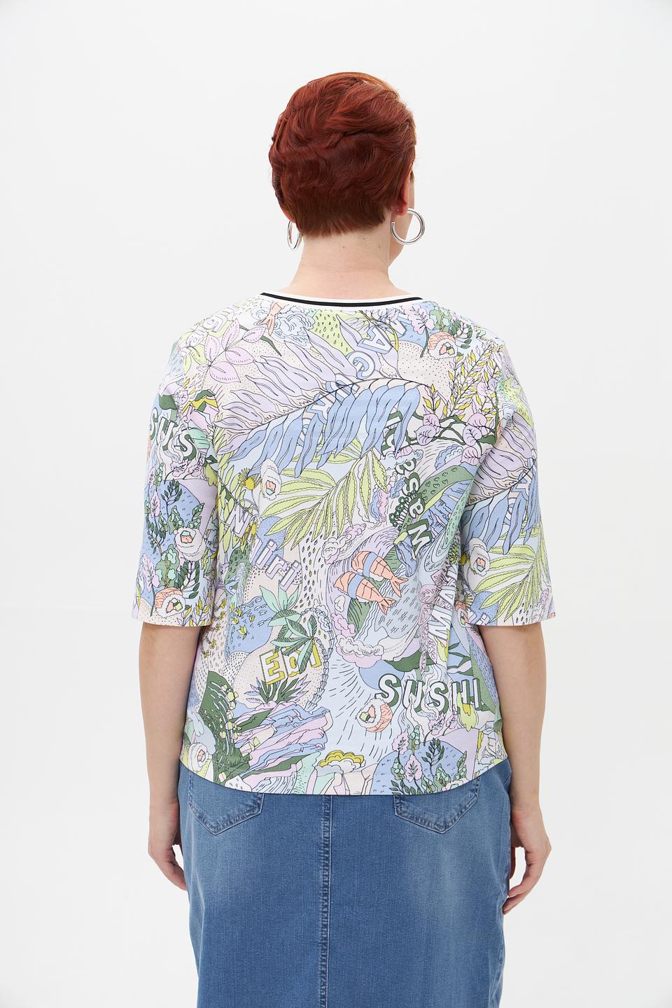 Футболка Marc Cain Sushi принт
