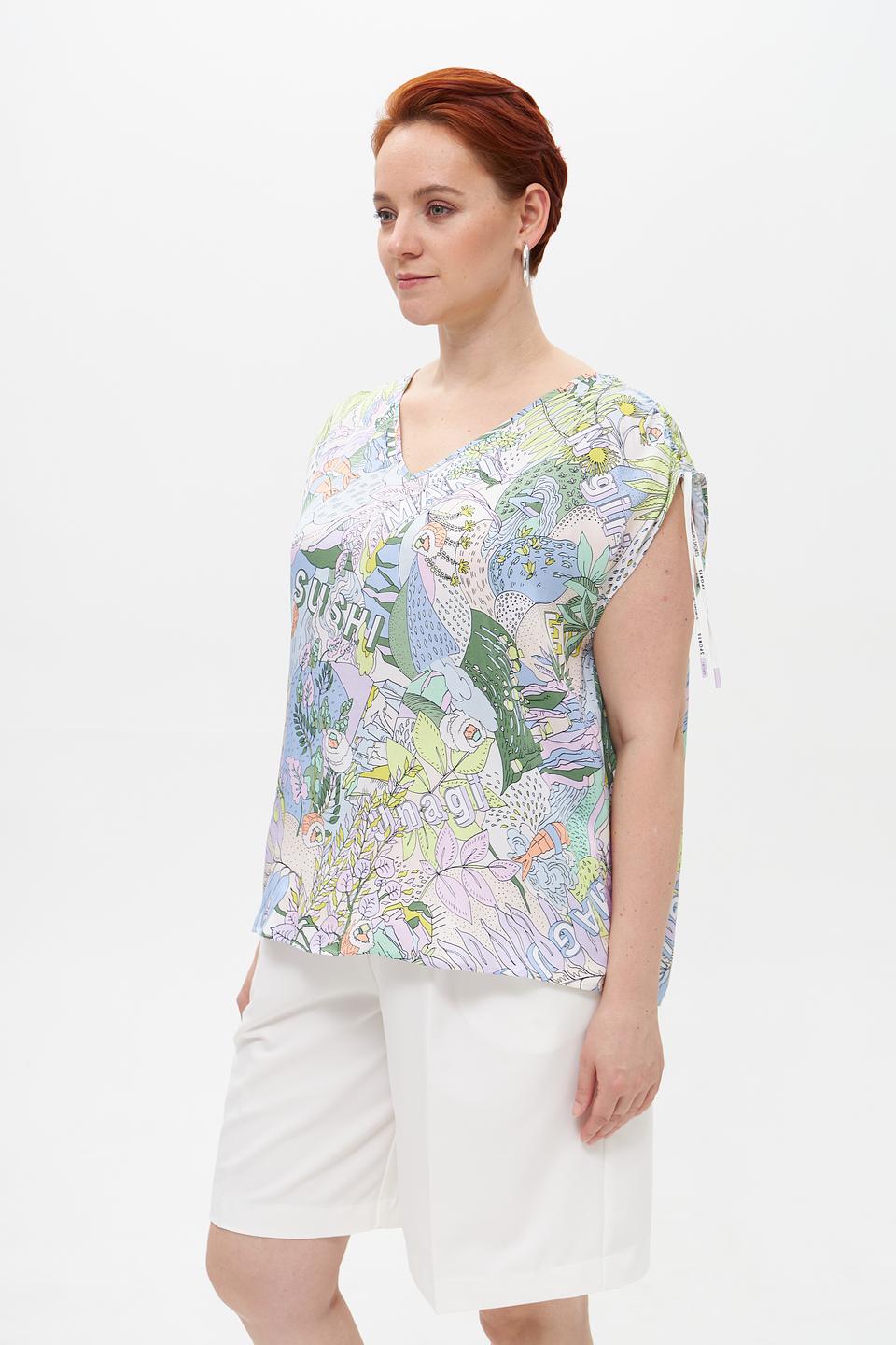 Блузка Marc Cain Sushi принт