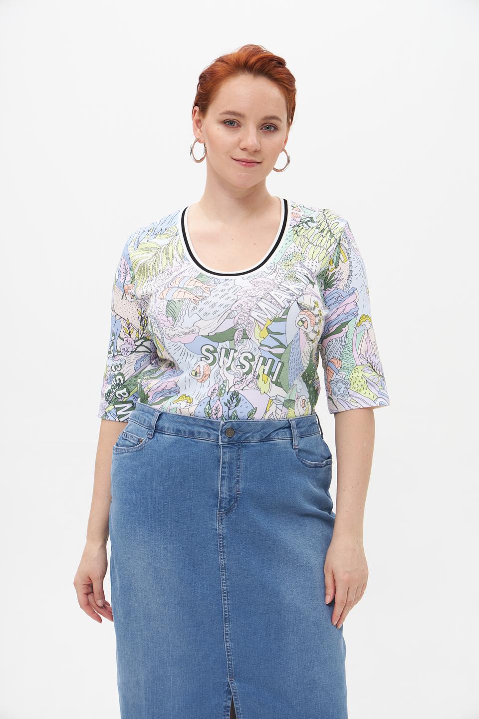 Футболка Marc Cain Sushi принт