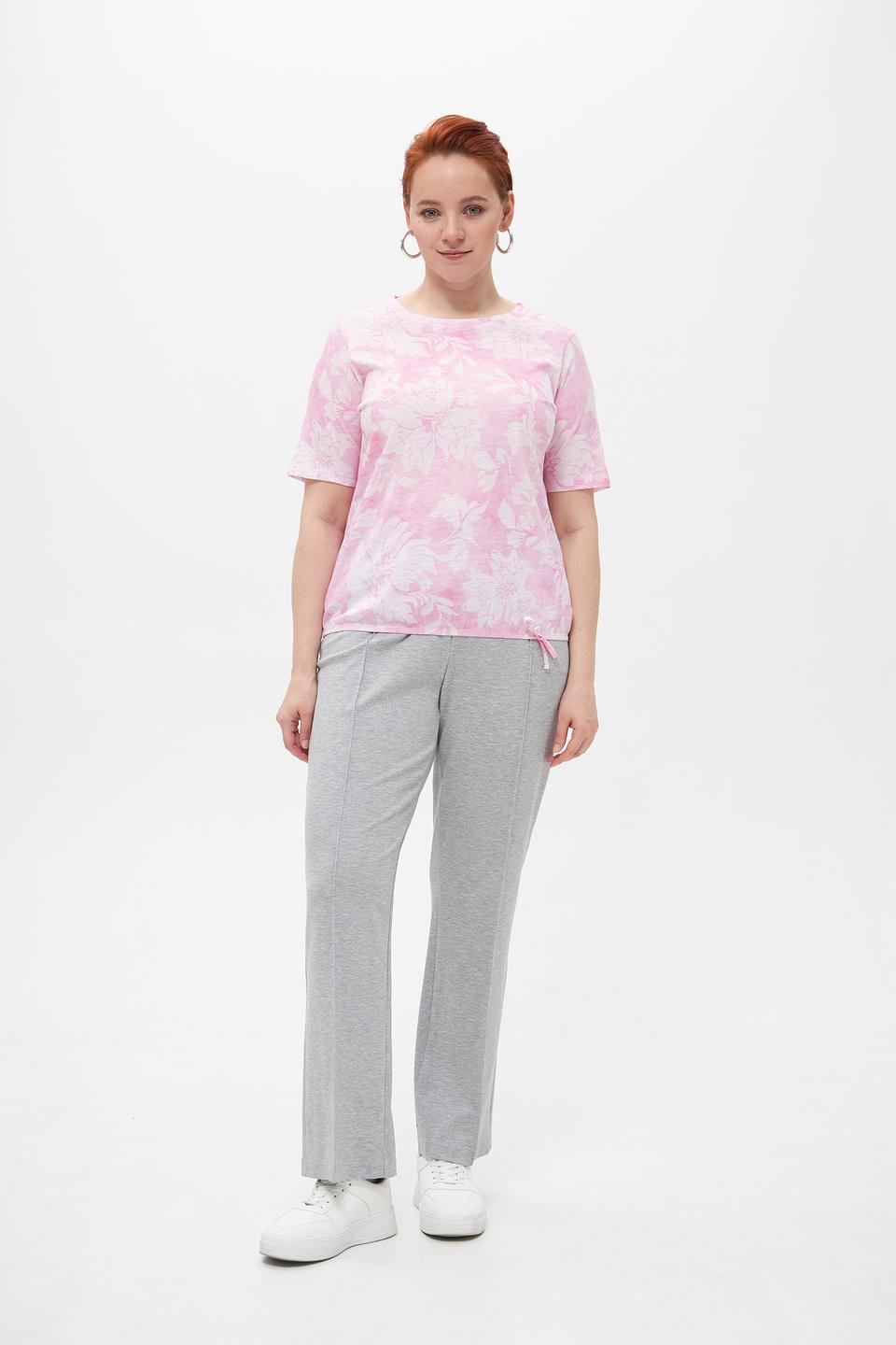 Футболка Rabe collection с цветочным принтом