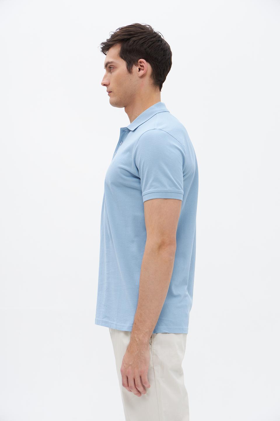 Поло Sea Barrier голубое