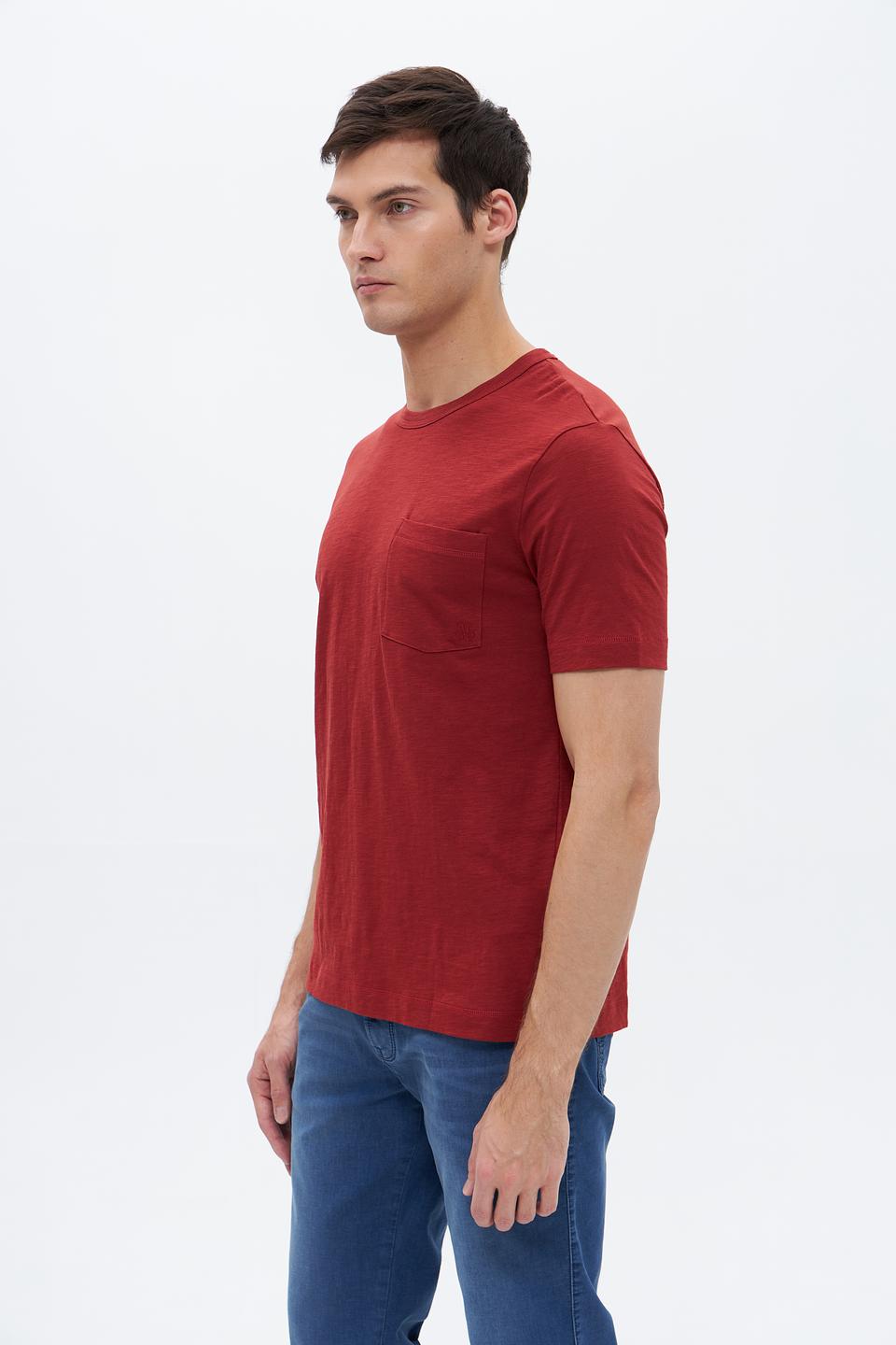 Футболка Marc O Polo с карманом бордовый