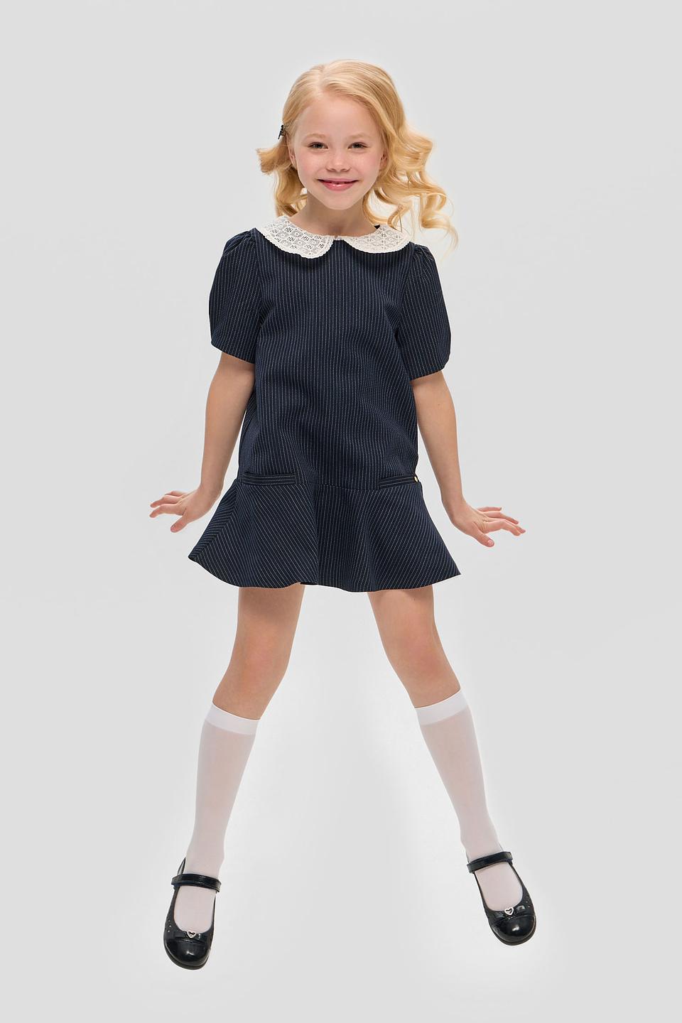 Платье Choupette в полоску с воротником