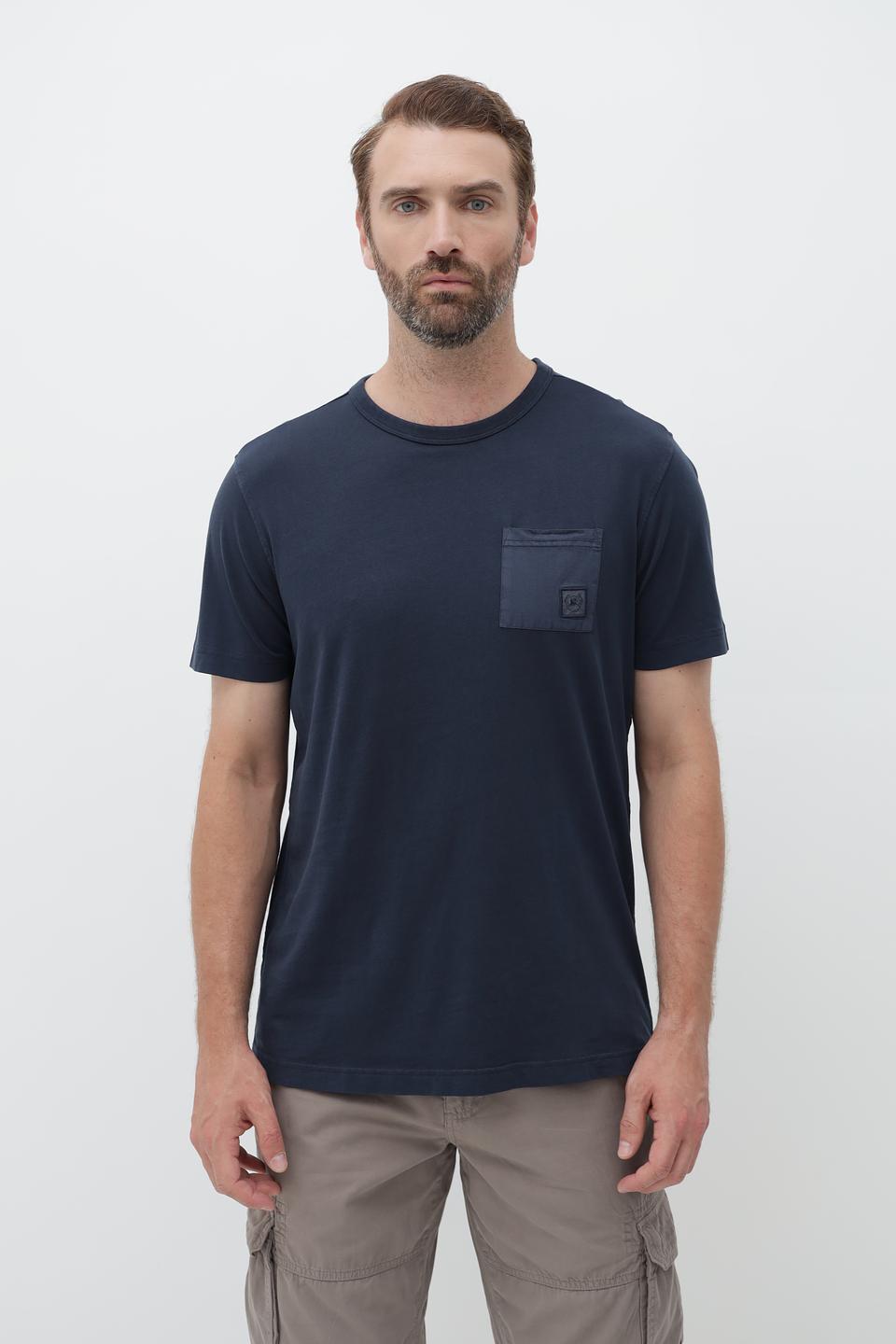 Футболка Lerros с карманом темно-синяя