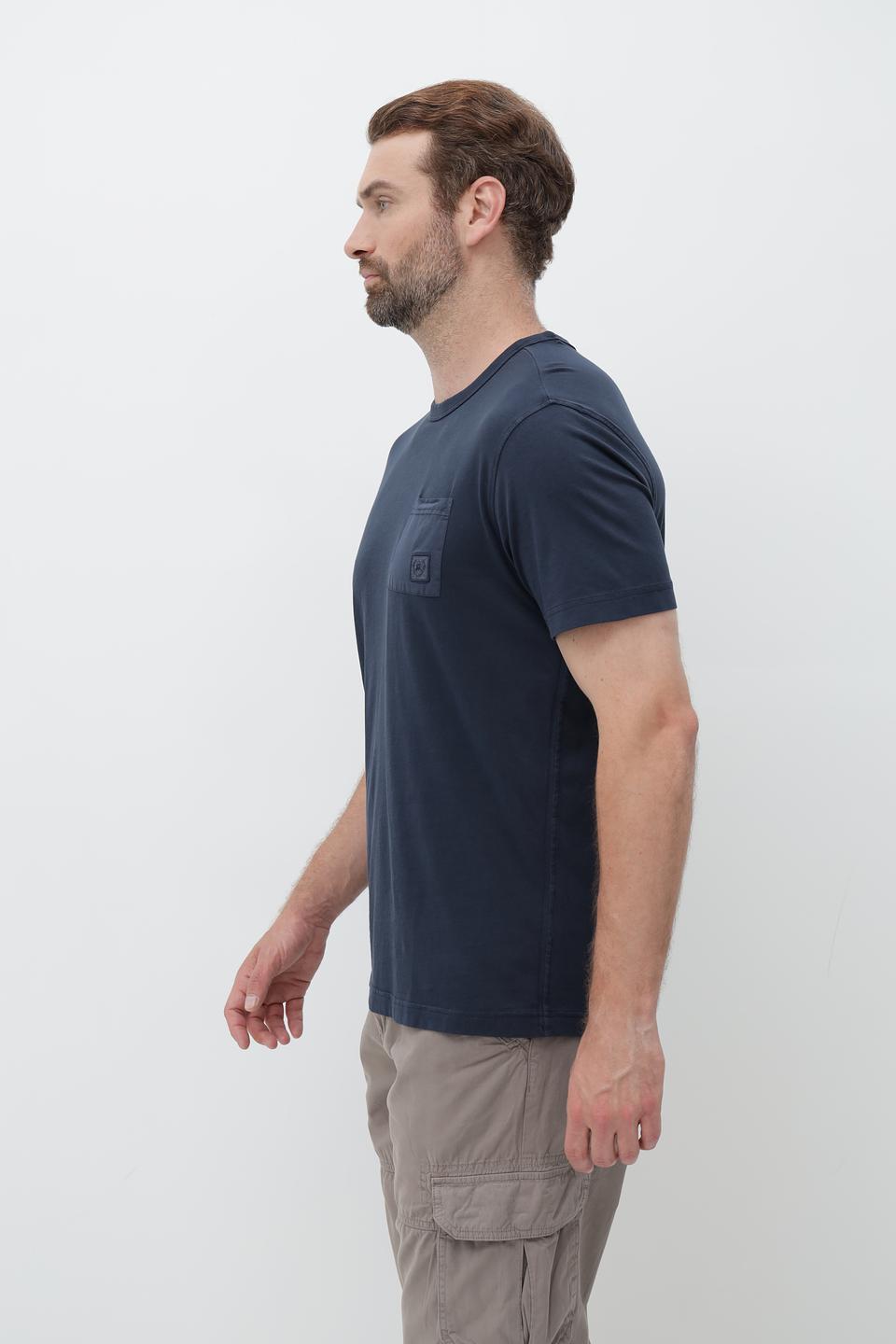 Футболка Lerros с карманом темно-синяя
