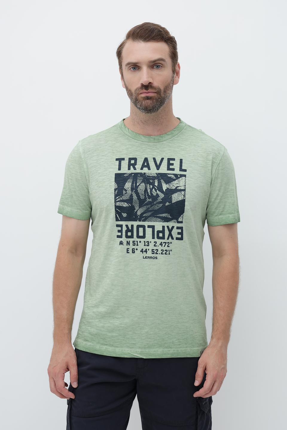 Футболка Lerros с принтом Travel
