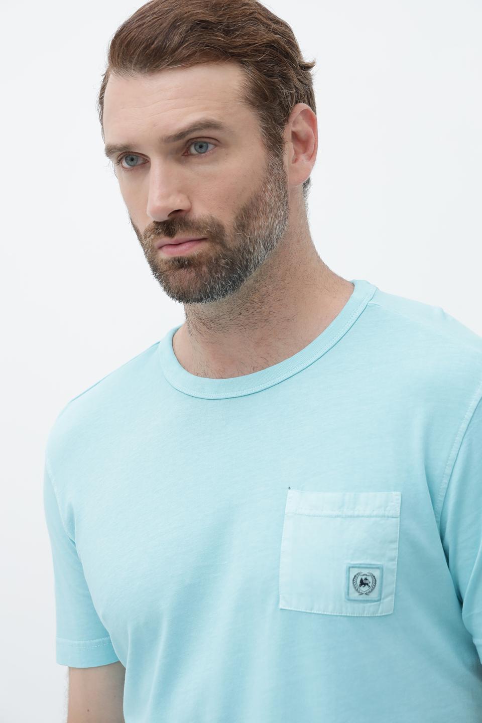 Футболка Lerros с карманом мятная