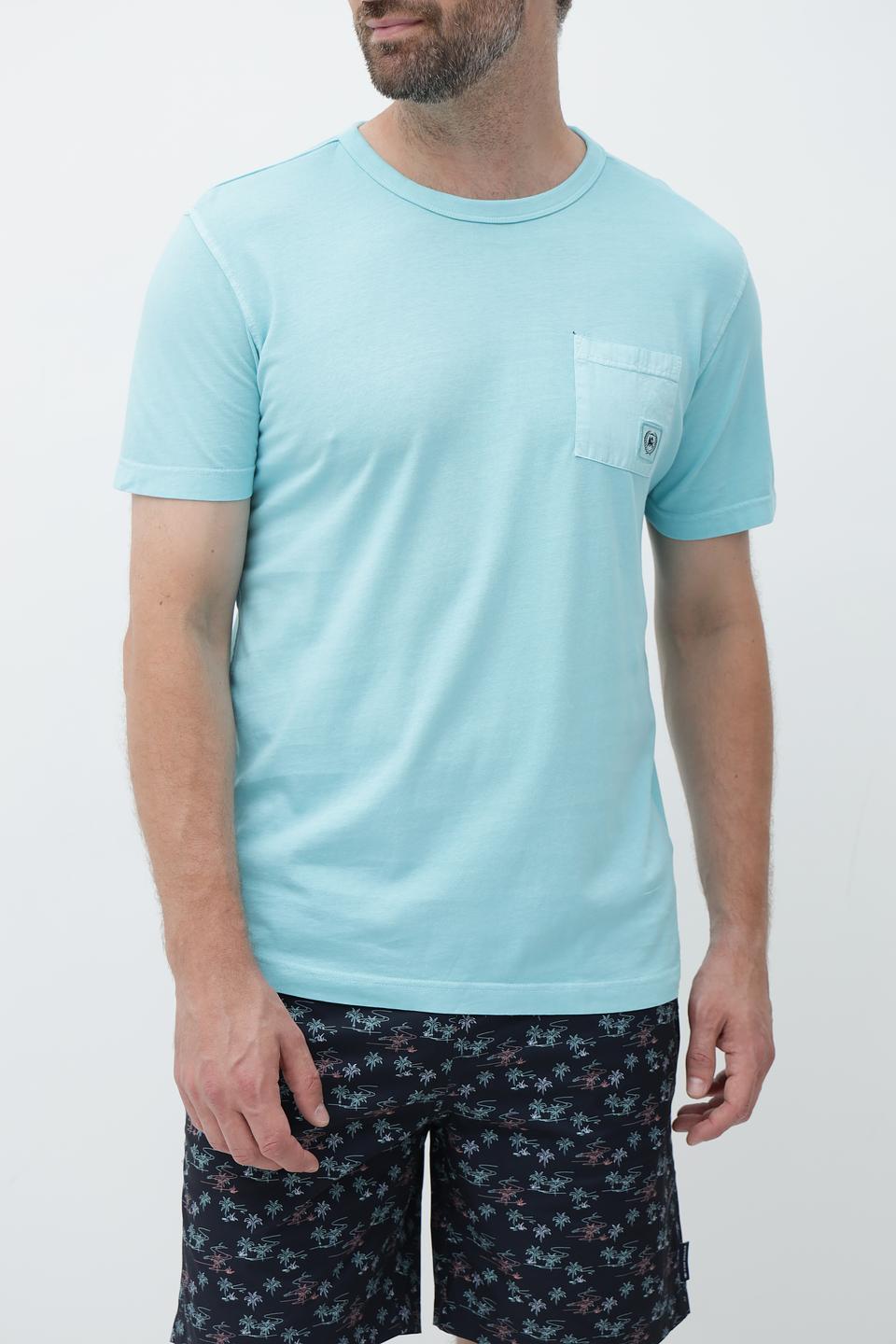 Футболка Lerros с карманом мятная