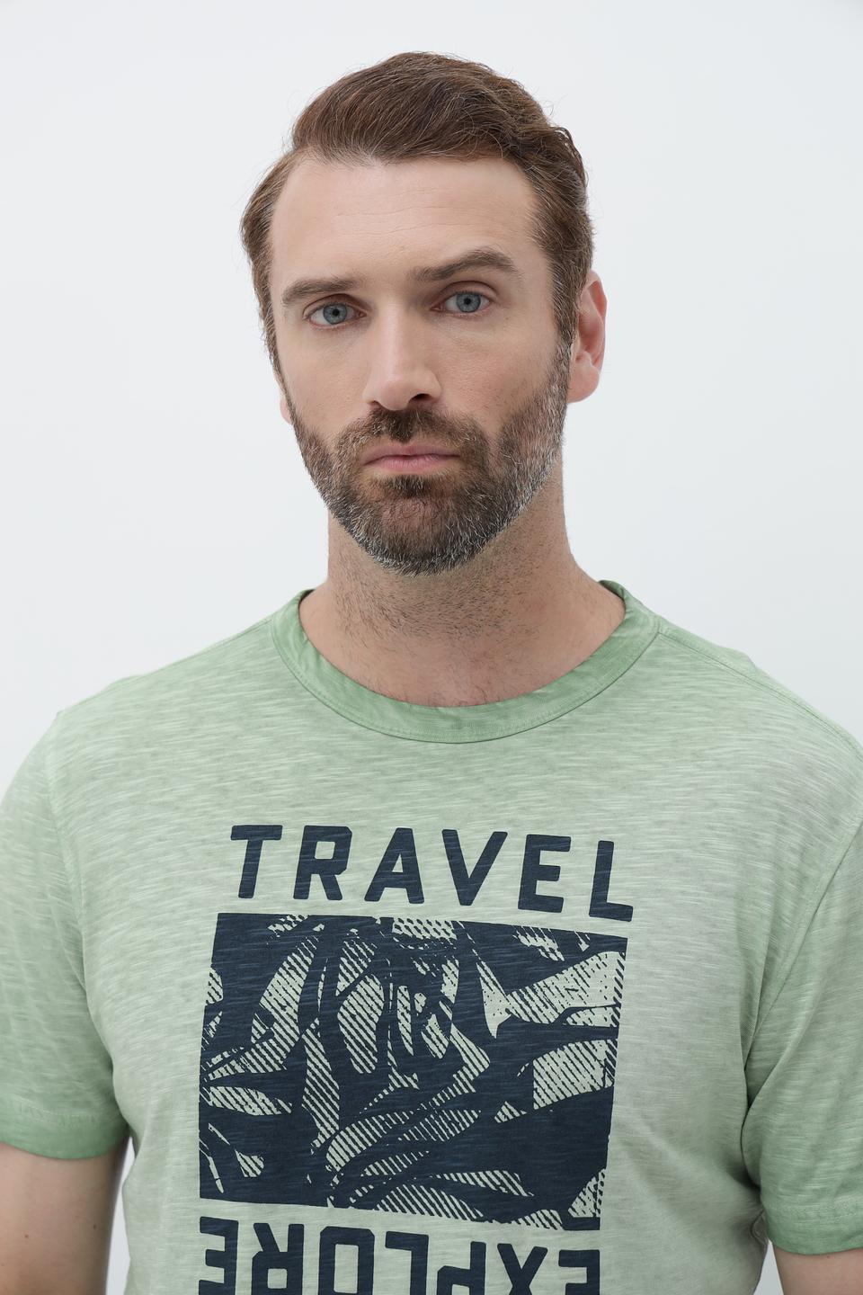 Футболка Lerros с принтом Travel