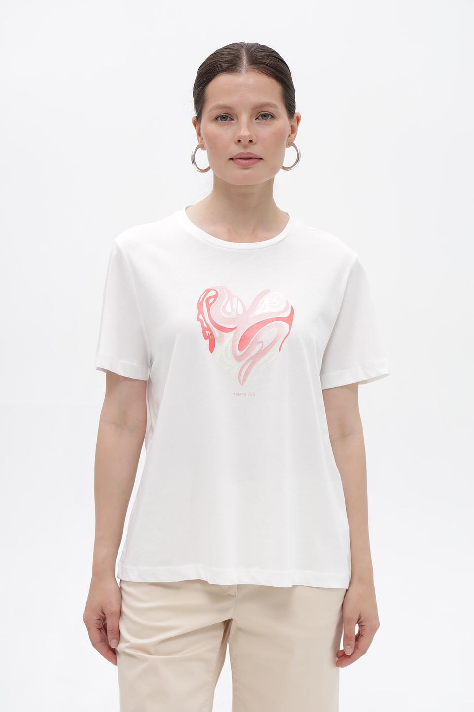 Футболка Tom Tailor с принтом