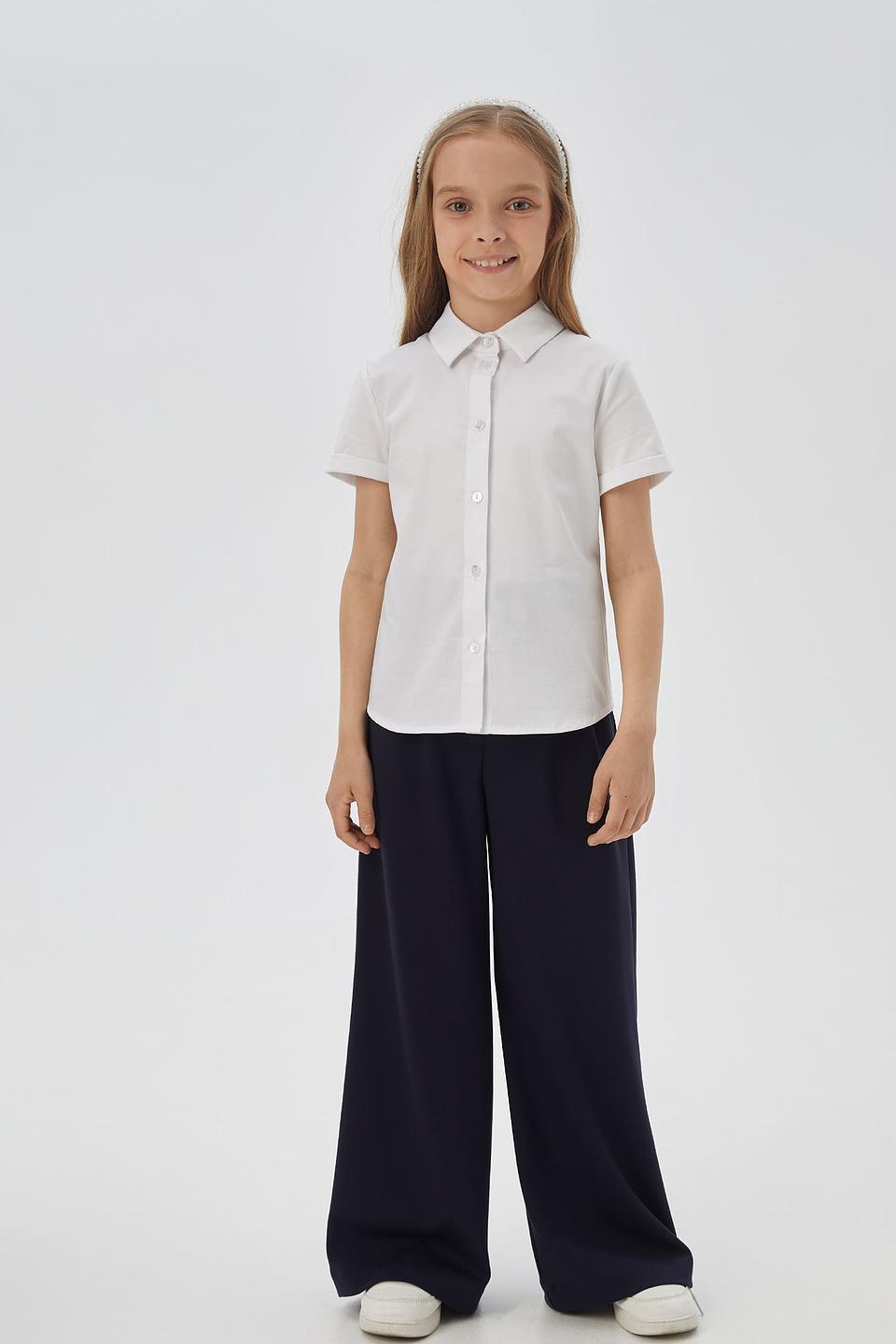 Брюки Choupette дев. широкие синие