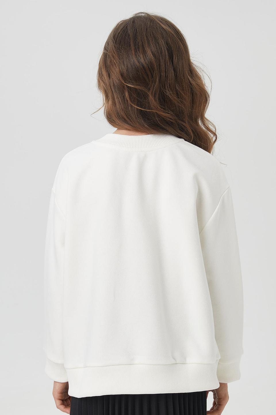 Белый свитшот Choupette для девочек