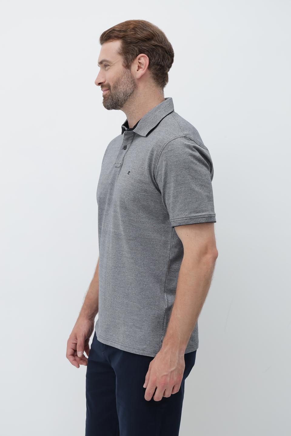 Поло Casa Moda men серый меланж