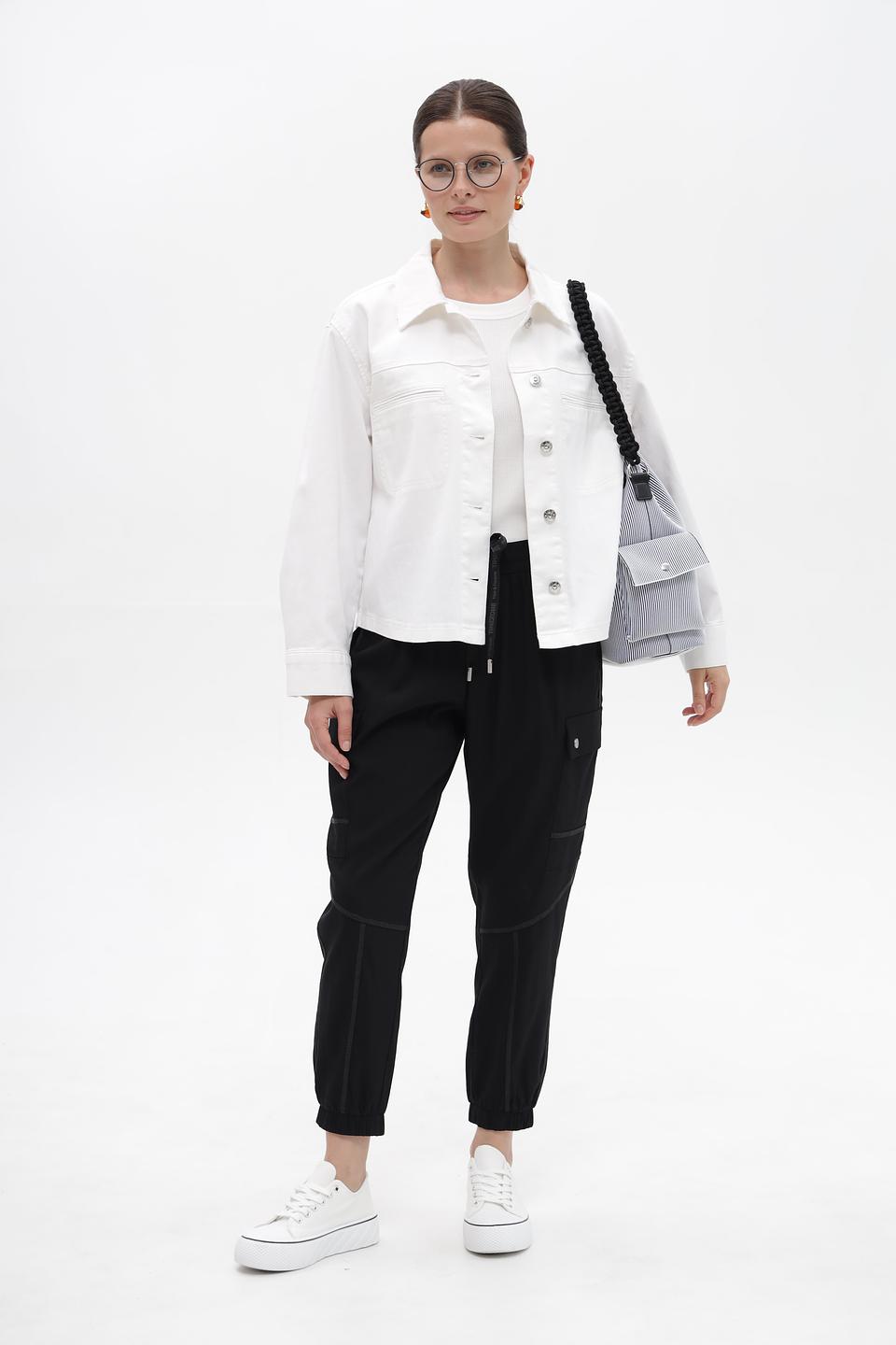 Брюки Time Zone кюлоты чёрные