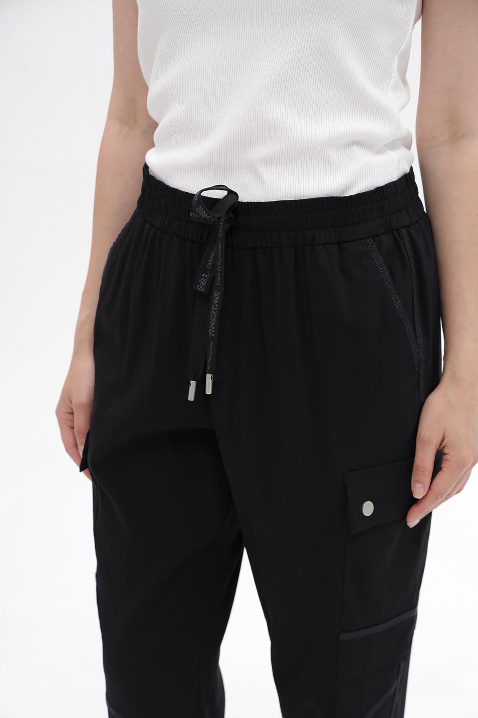 Брюки Time Zone кюлоты чёрные