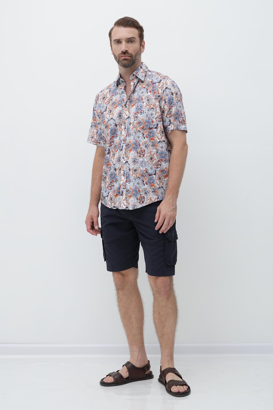 Рубашка кр Casa Moda с принтом