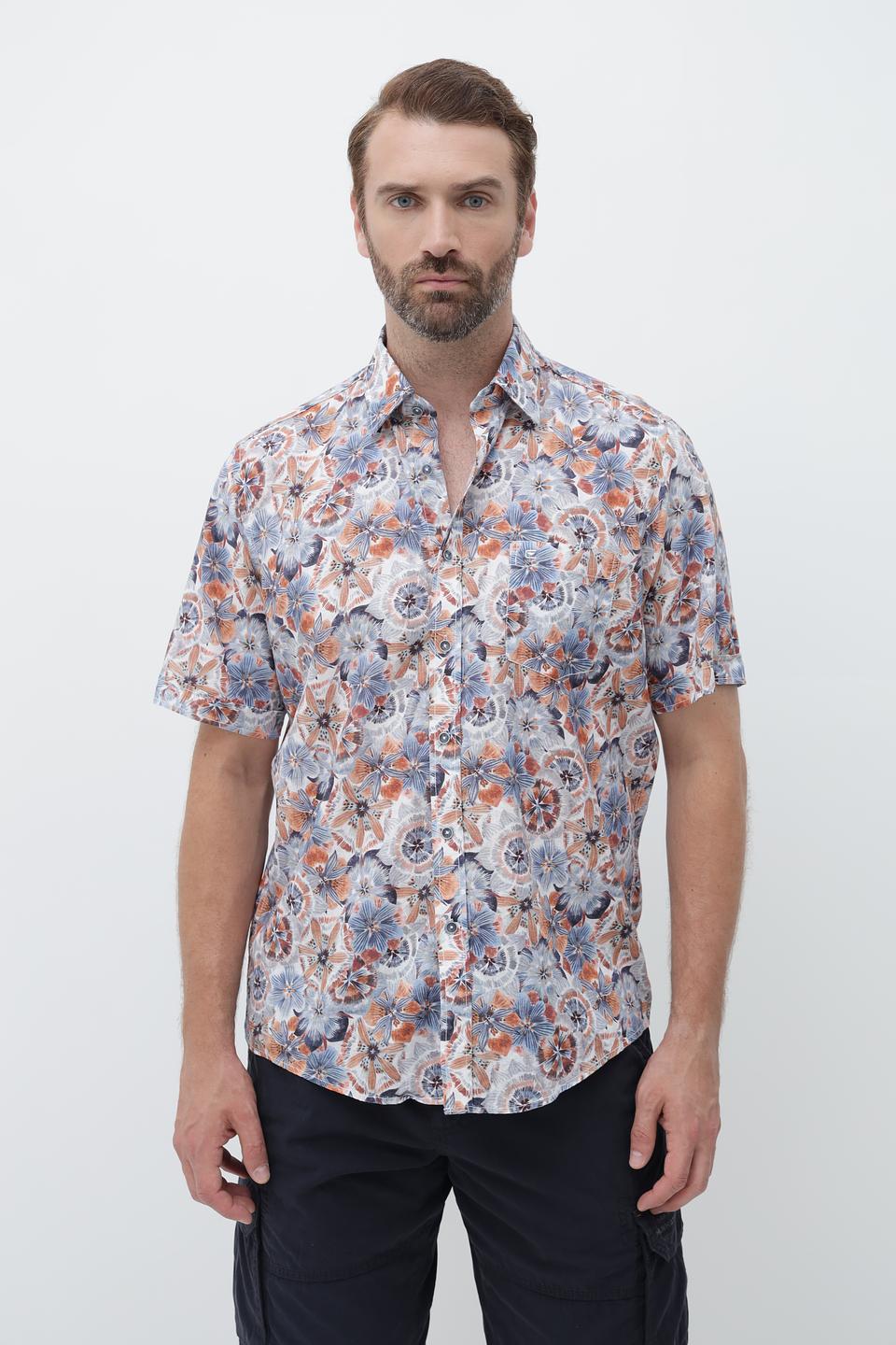 Рубашка кр Casa Moda с принтом