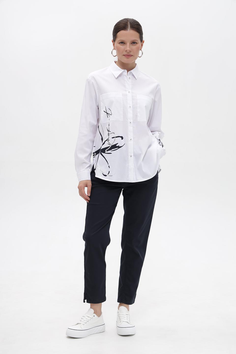 Капри Anna Montana тёмно-синие