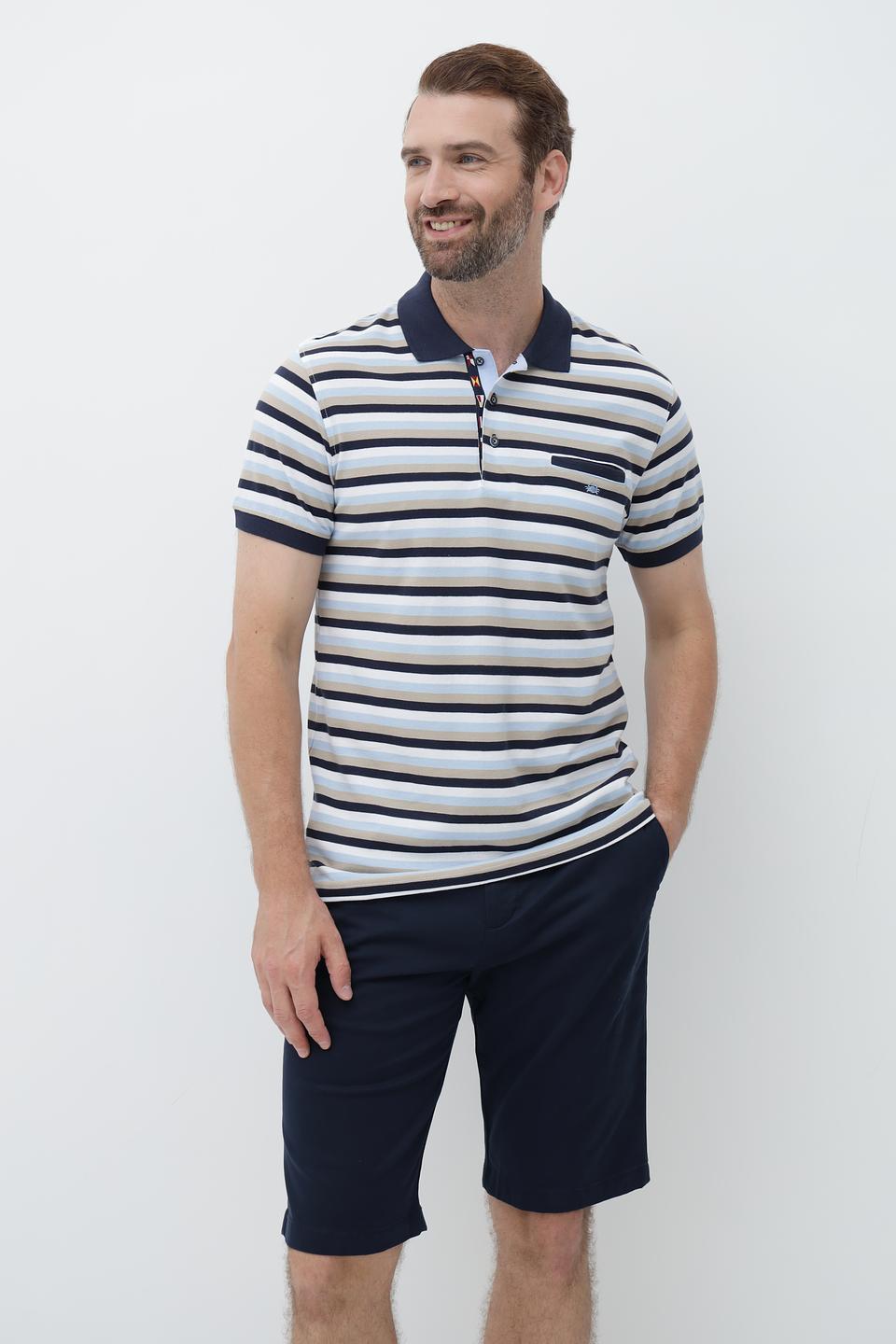 Поло Granchio в полоску