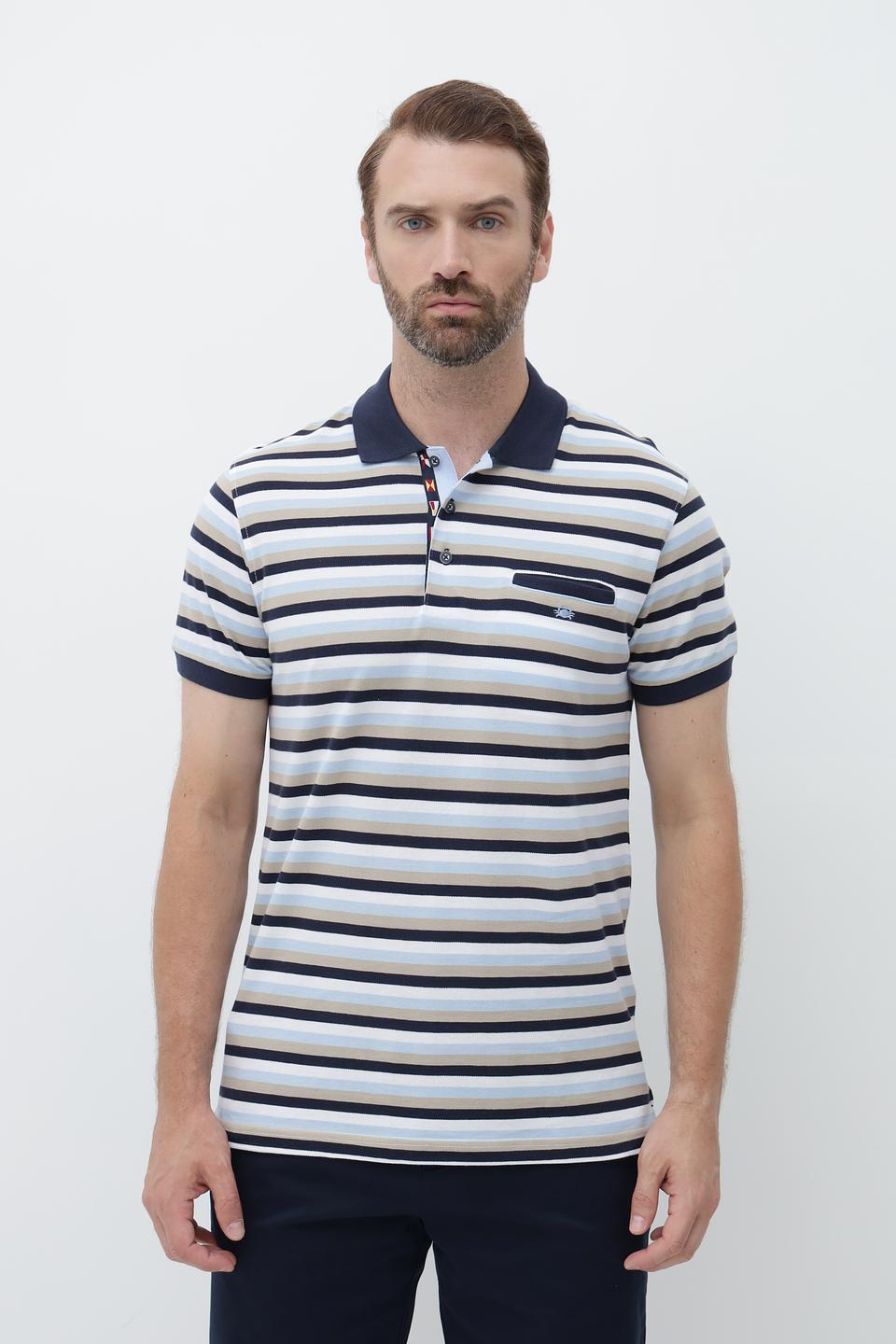 Поло Granchio в полоску