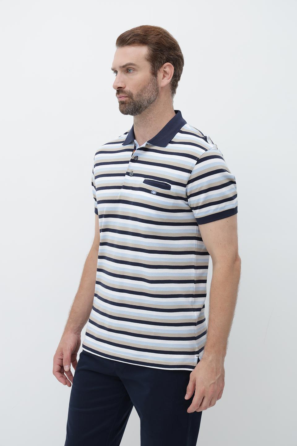 Поло Granchio в полоску