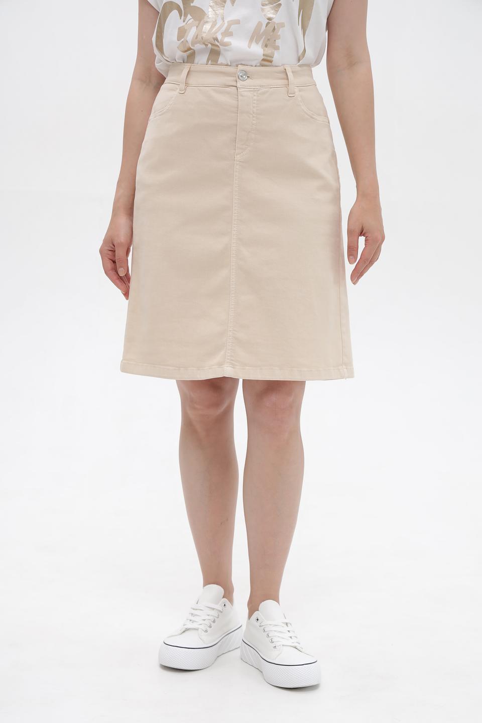 Юбка Gardeur хлопковая бежевая