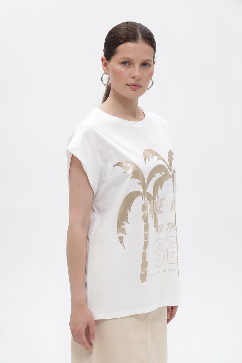Футболка Marc Aurel с пальмами
