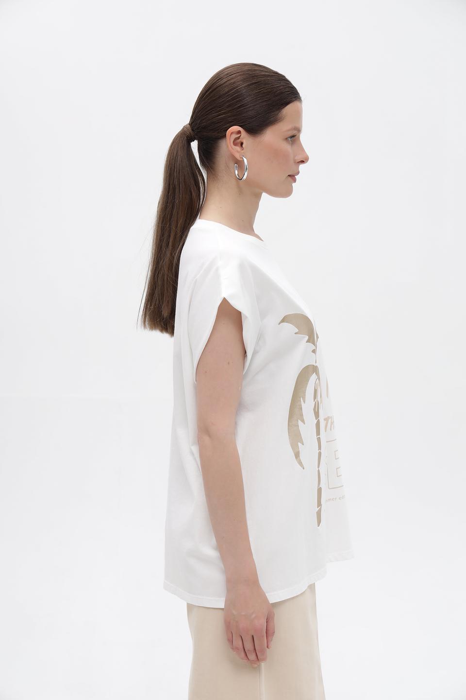 Футболка Marc Aurel с пальмами