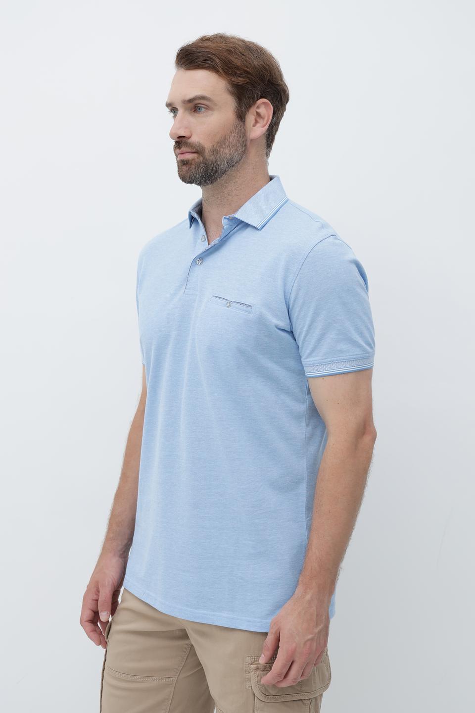 Поло Sea Barrier голубое