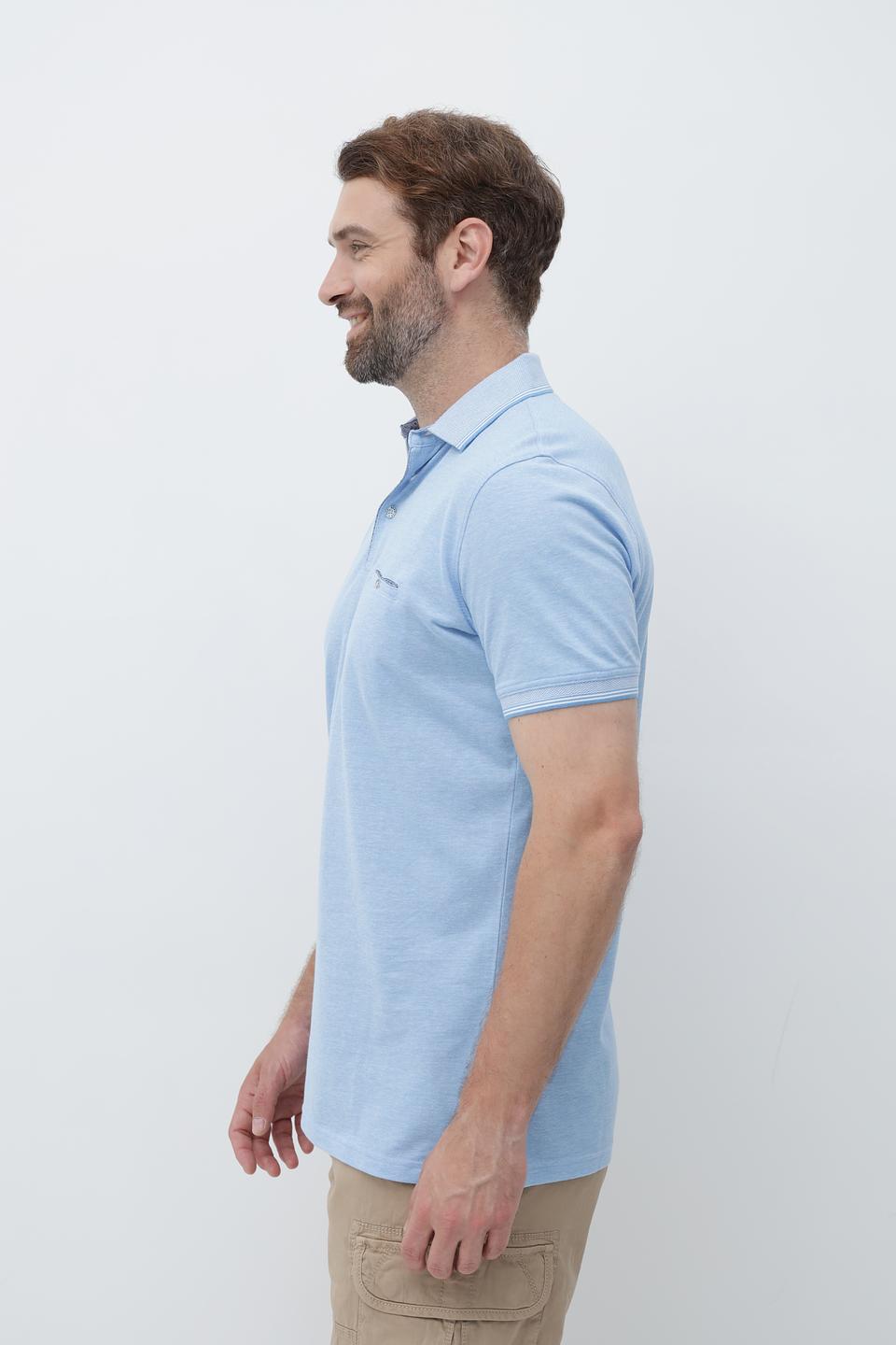 Поло Sea Barrier голубое