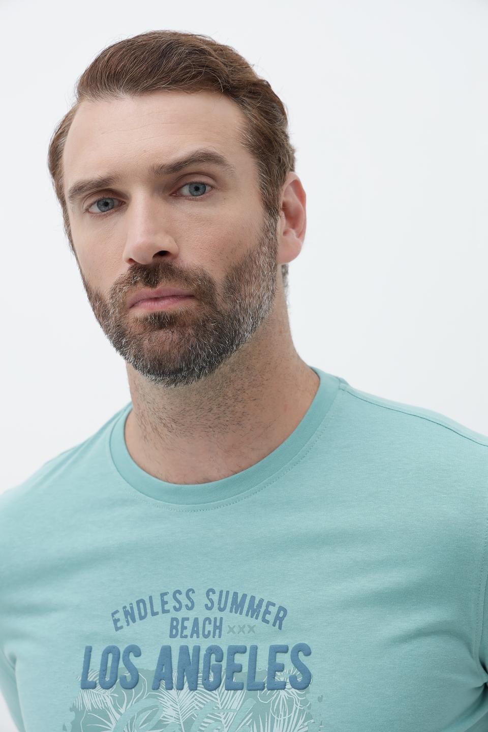 Футболка Sea Barrier Los Angeles мятный