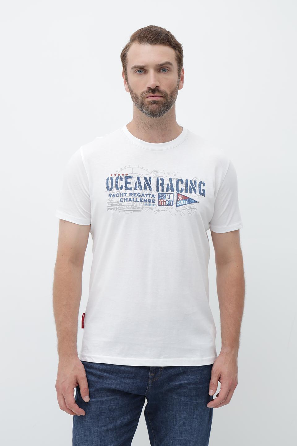 Футболка Sea Barrier с принтом