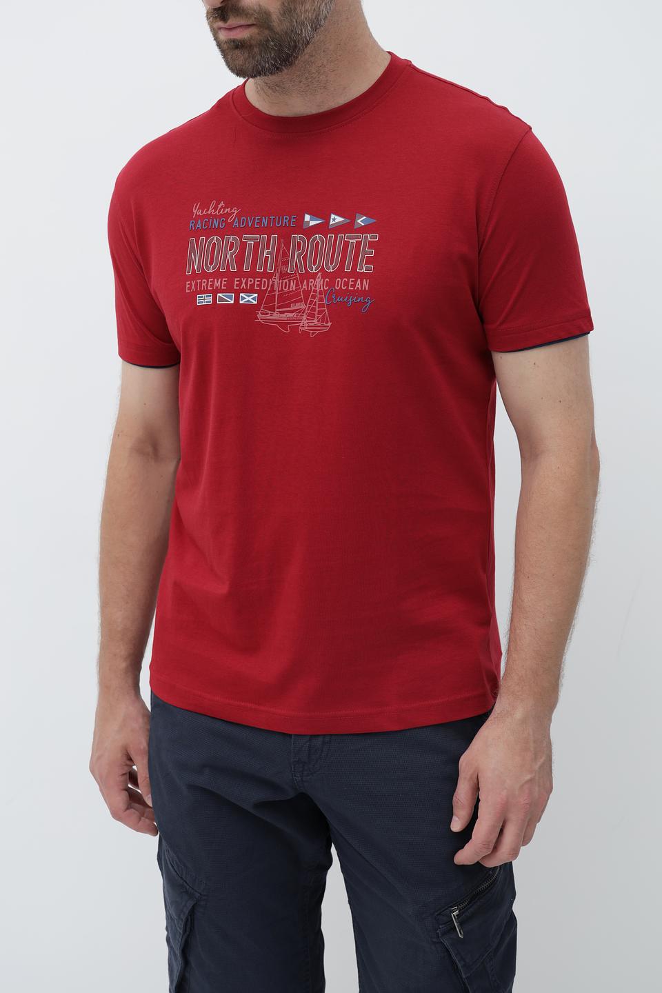 Футболка Sea Barrier North Route красный