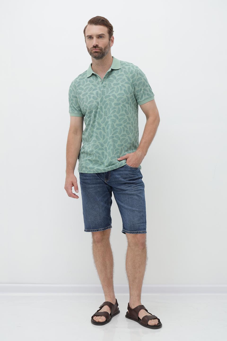 Поло Sea Barrier с принтом