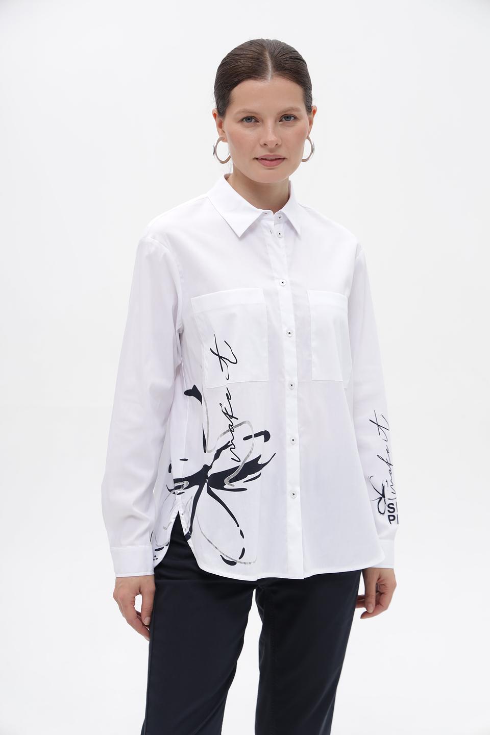 Блузка Rabe collection с принтом