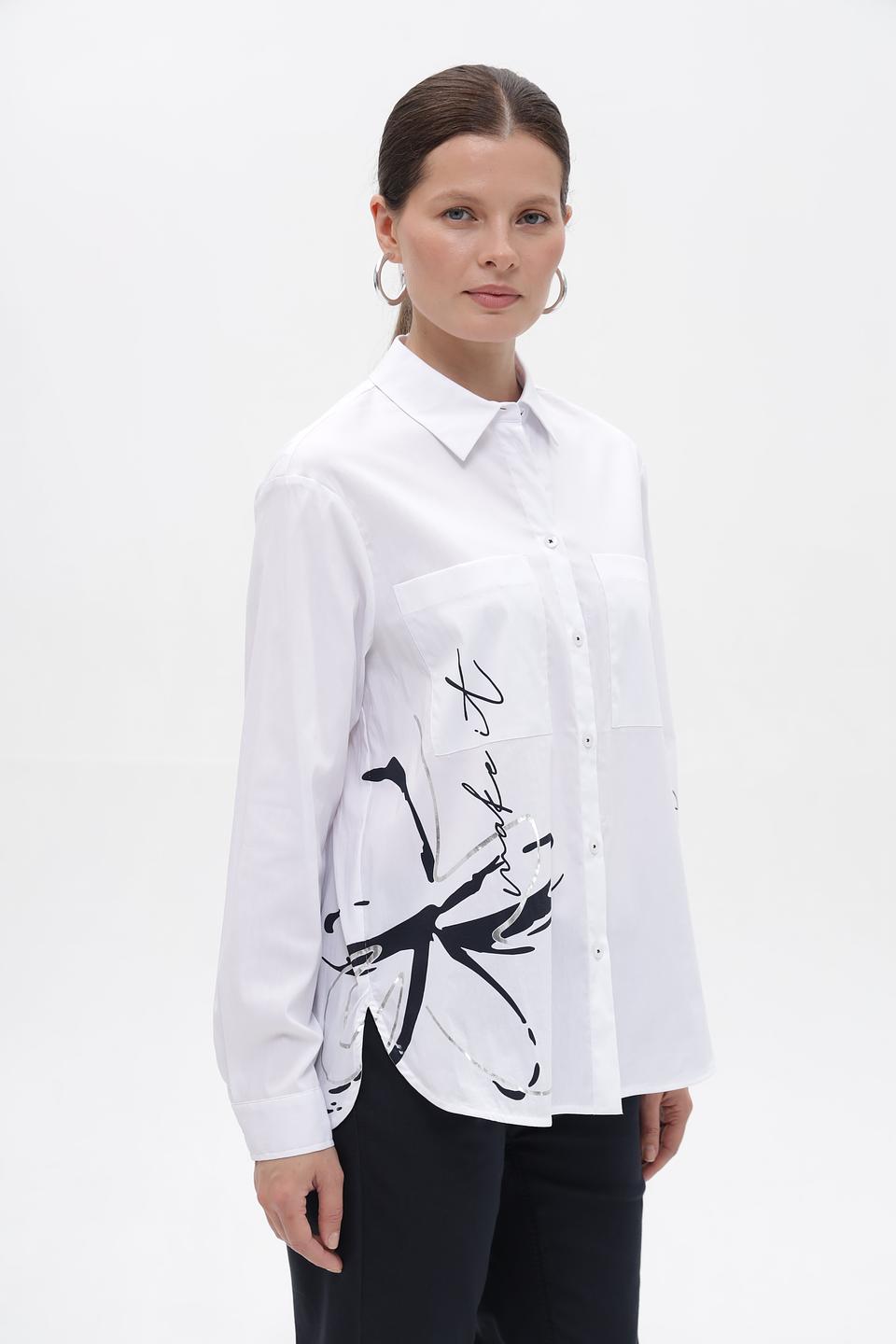 Блузка Rabe collection с принтом