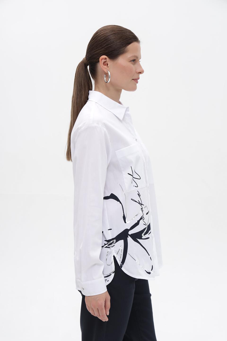 Блузка Rabe collection с принтом