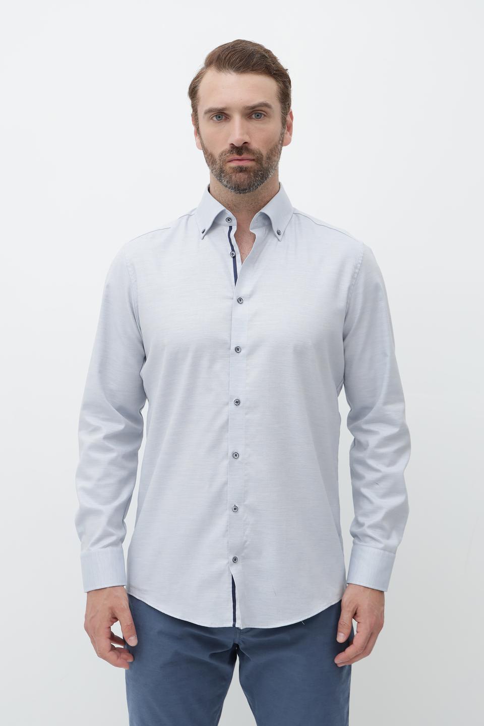Рубашка Venti men светло-голубая