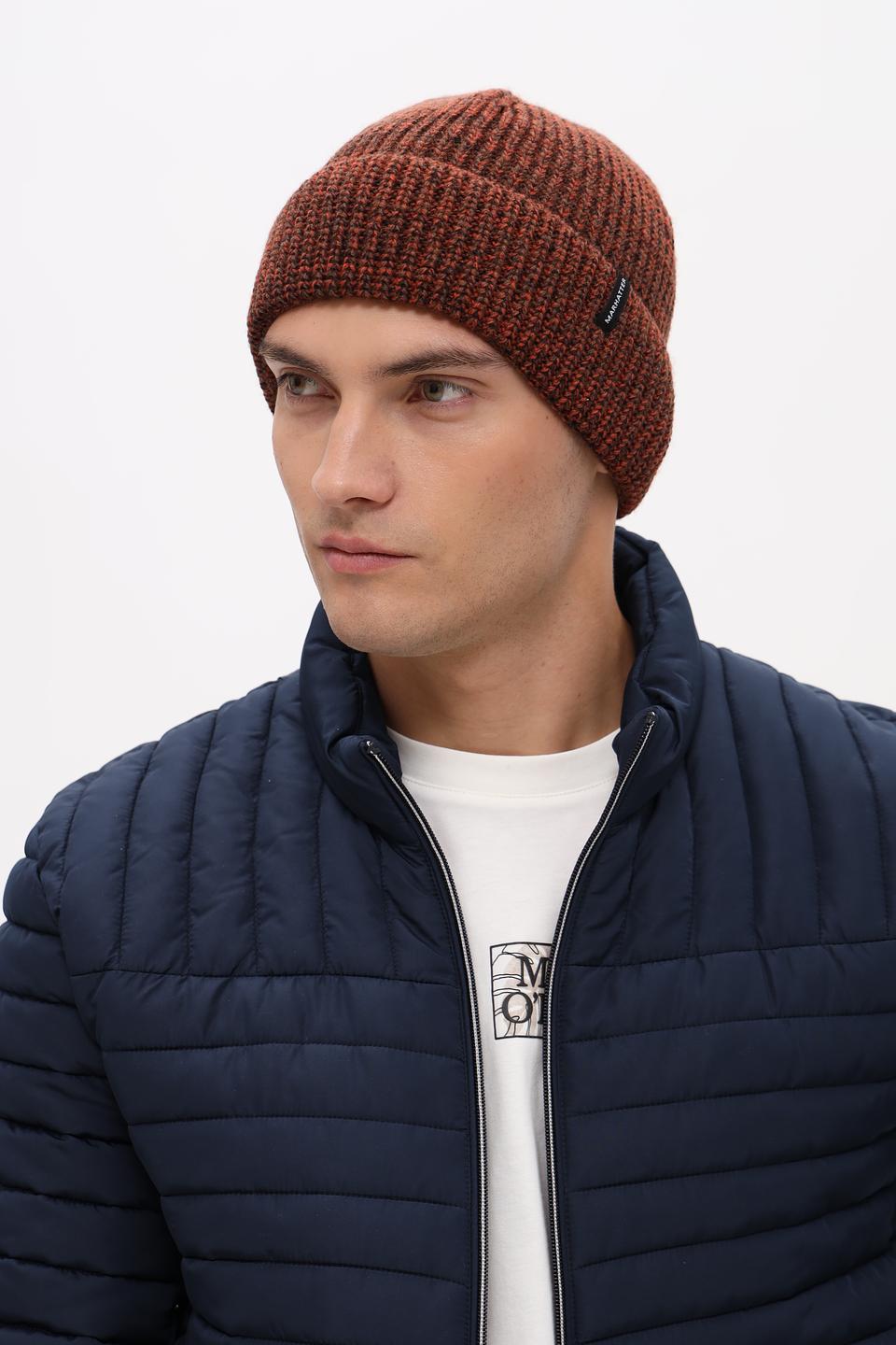 Шапка Marhatter рыжая вязаная