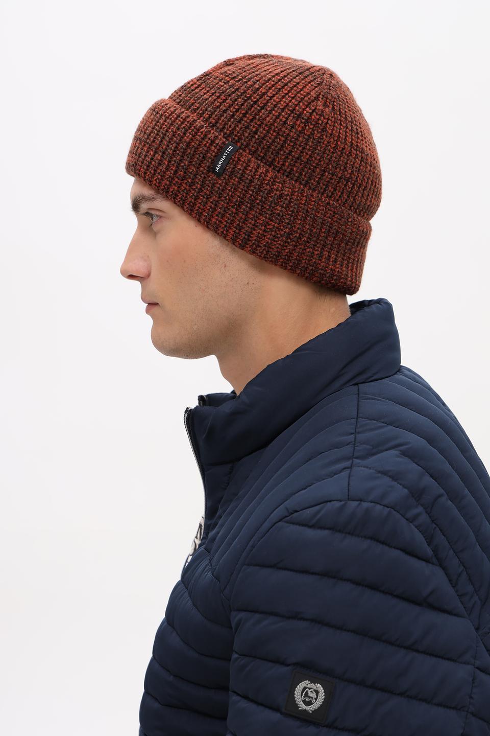 Шапка Marhatter рыжая вязаная