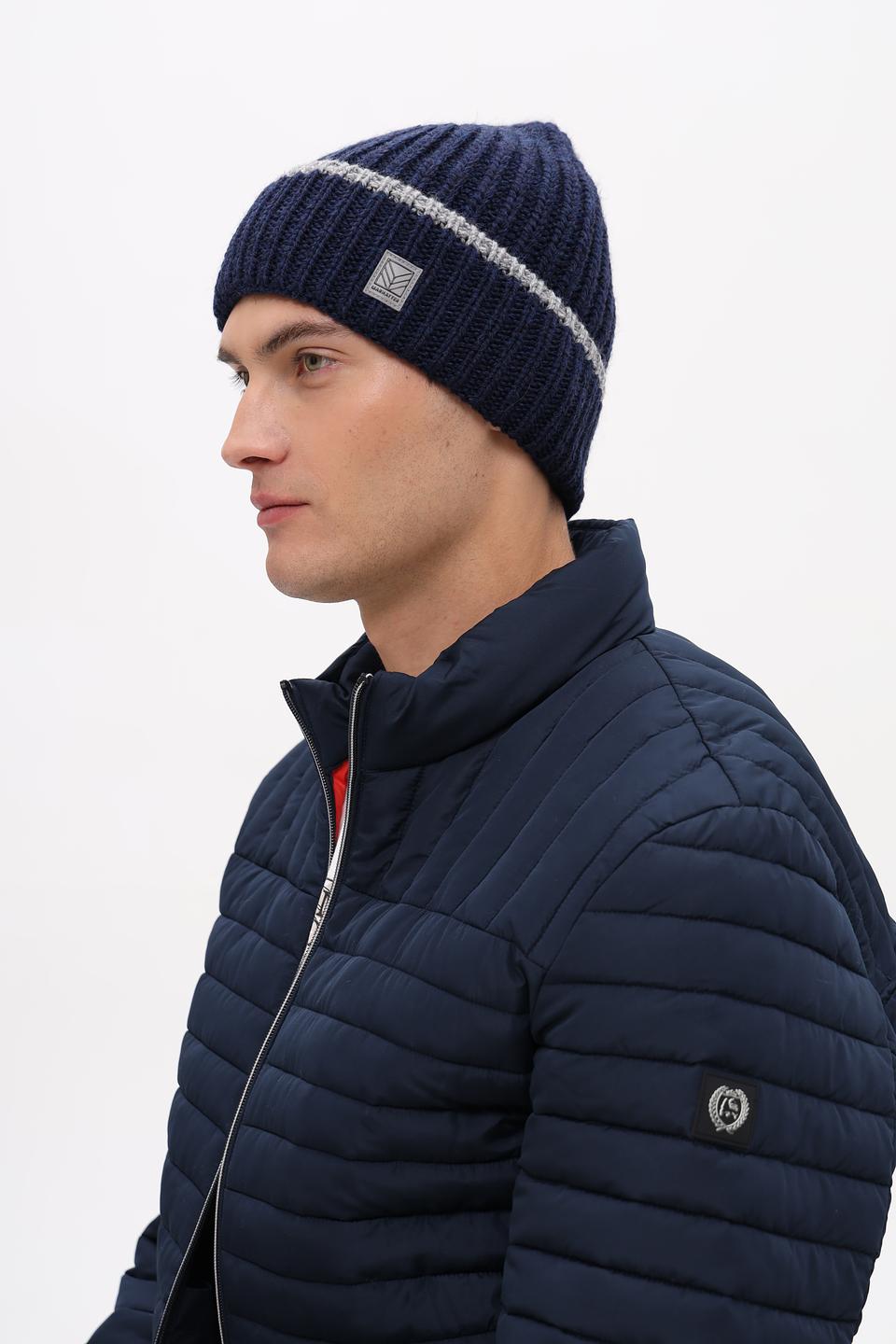 Шапка Marhatter вязаная синяя