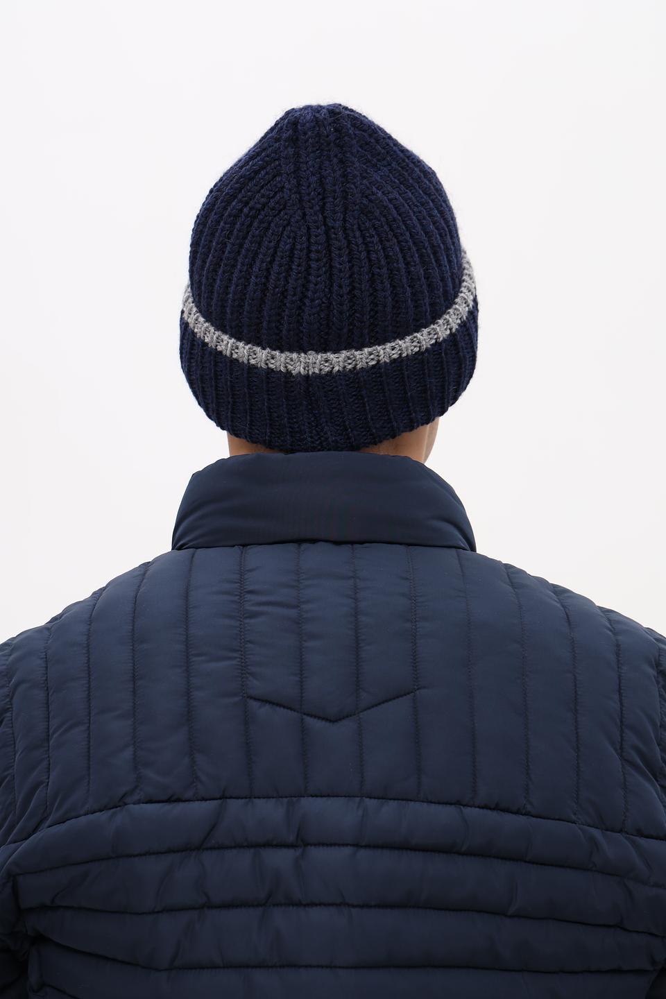 Шапка Marhatter вязаная синяя