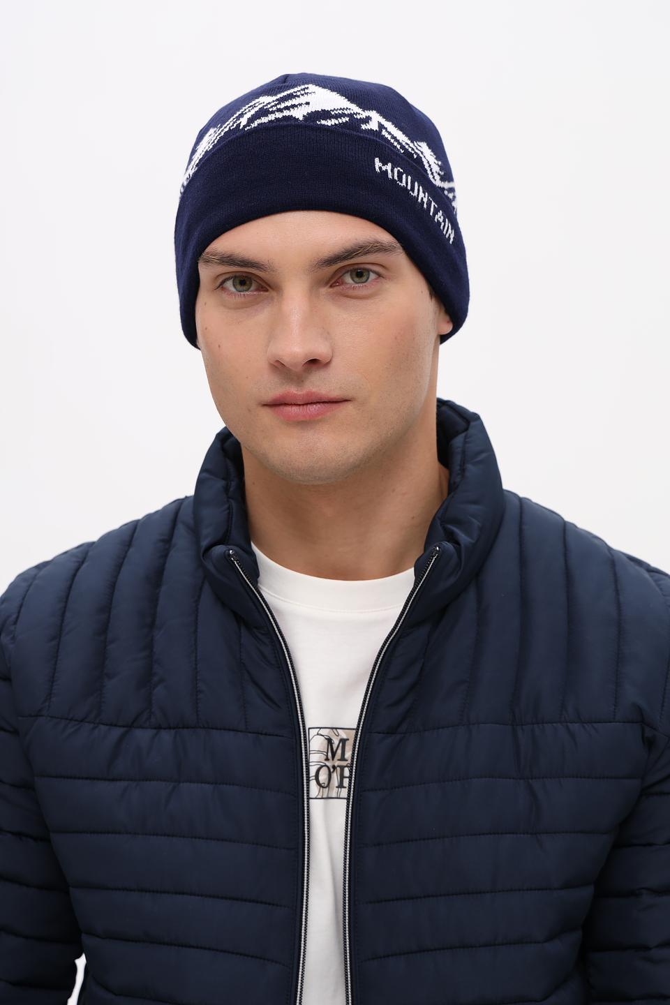 Шапка Marhatter с горным рисунком