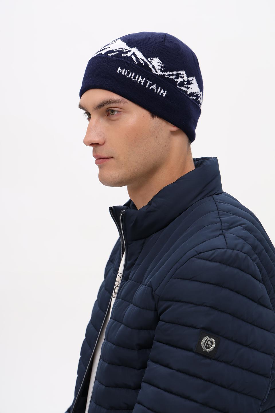 Шапка Marhatter с горным рисунком