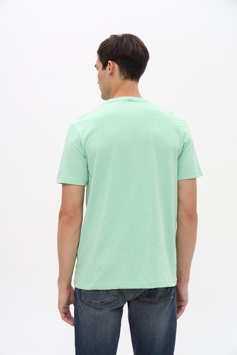 Футболка Lerros мятная с принтом