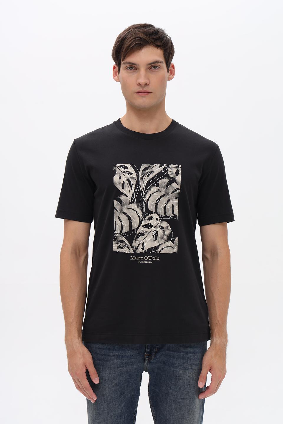 Футболка Marc O Polo с принтом чёрная