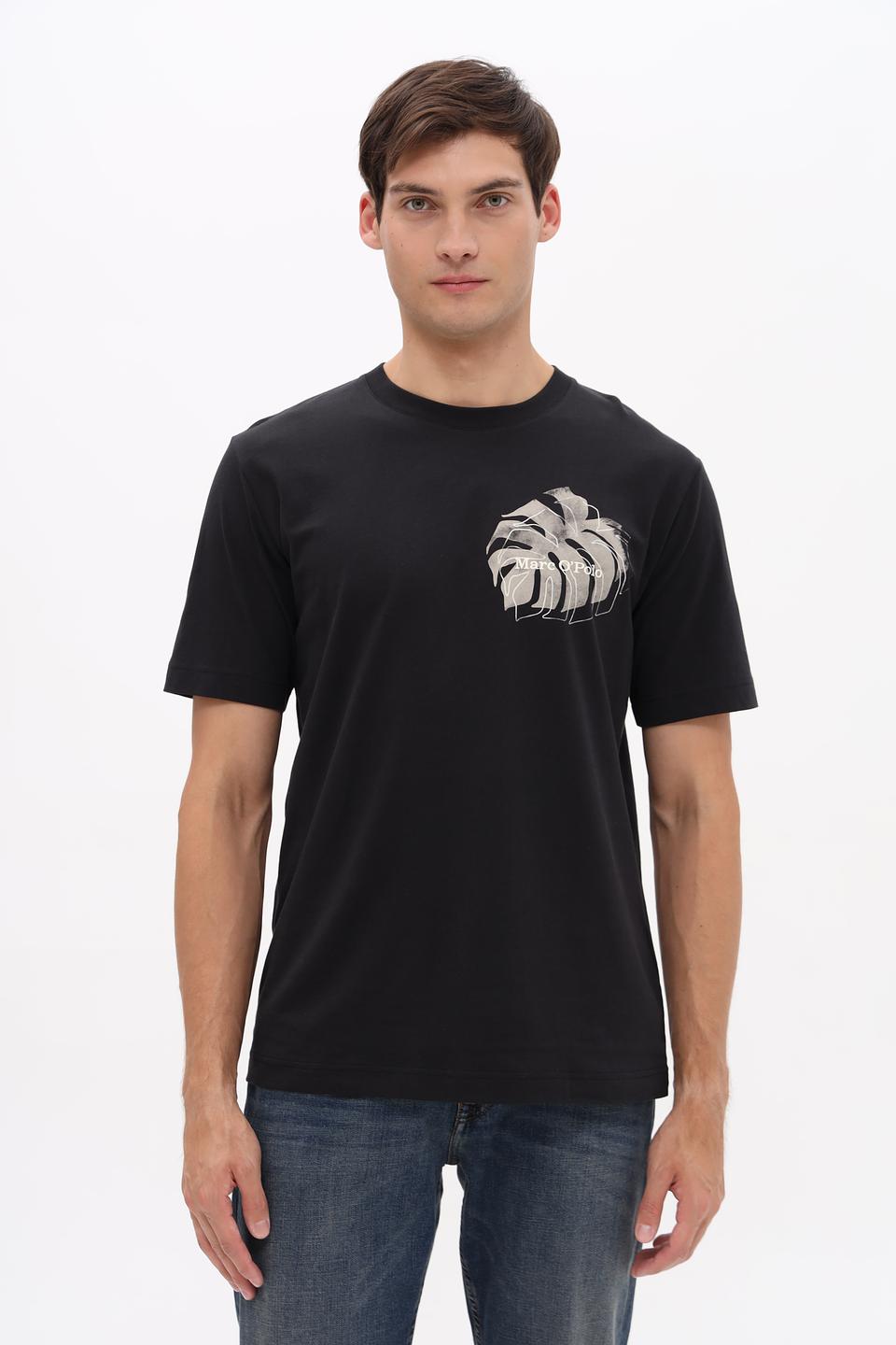 Футболка Marc O Polo с принтом чёрная