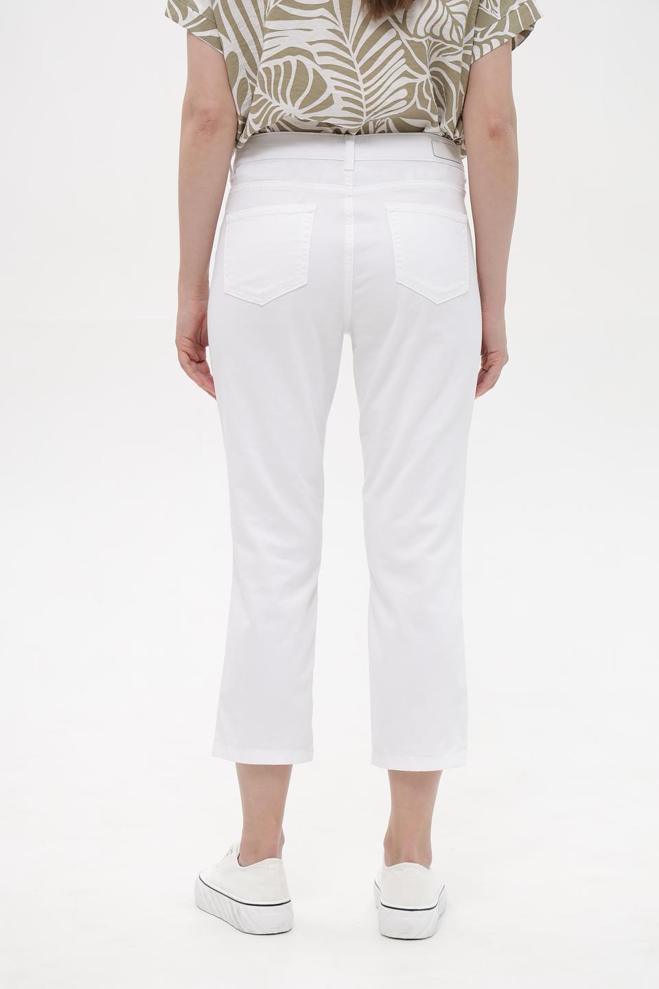 Джинсы капри Oui белые
